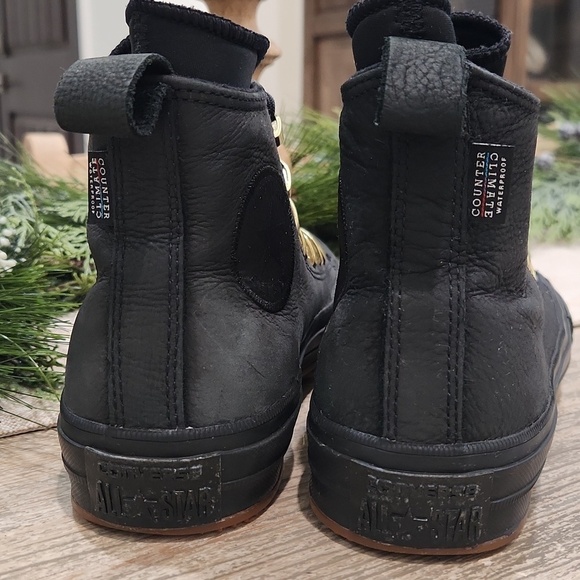 Converse CTAS ll Counter Climate Waterproof Leather Boots Black M8/W9.5 Unisex main image 12